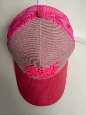 Women’s Two-Tone Pink Mesh Baseball Cap